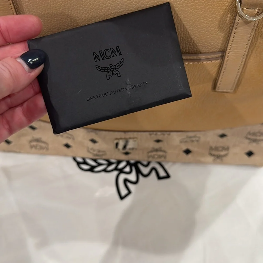 MCM leather tote bag - Picture 8 of 8